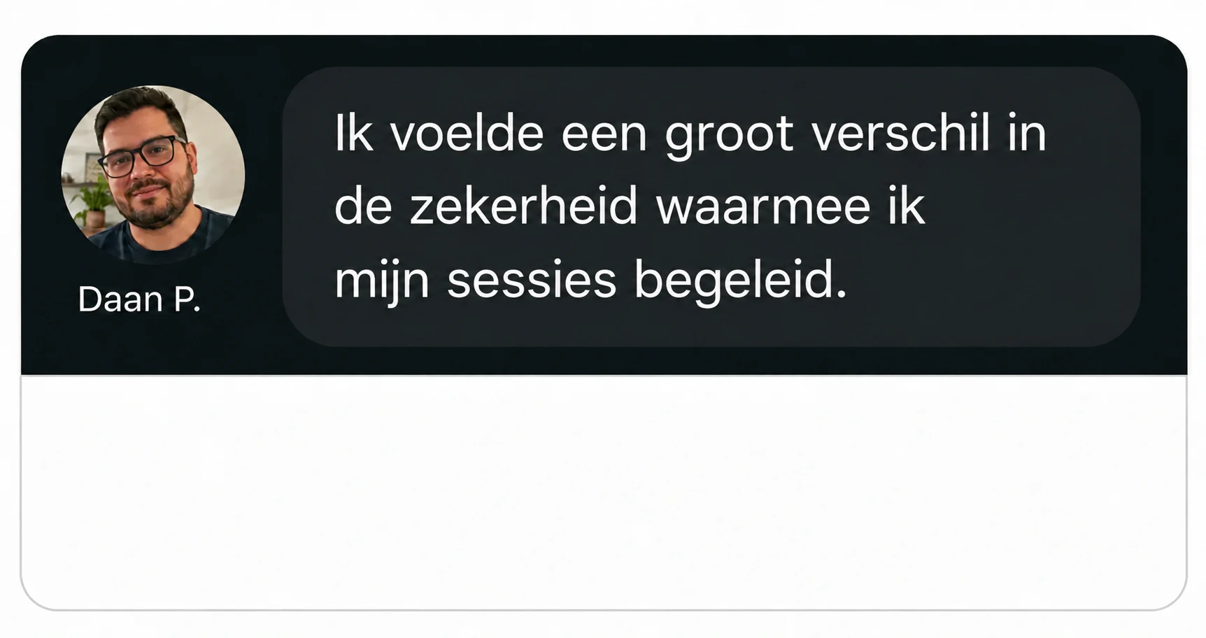Ervaring van Daan P.