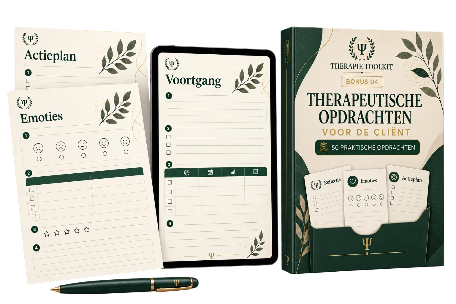 Toolkit met Therapieopdrachten voor de Cliënt