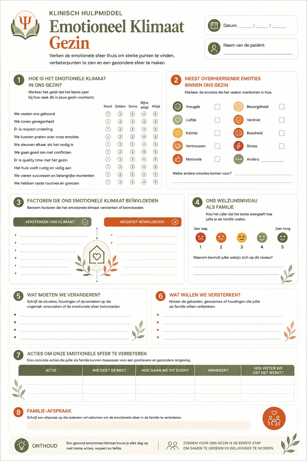 Voorbeeld therapeutisch werkblad 5