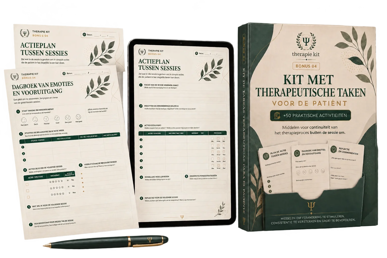 Toolkit met Therapieopdrachten voor de Cliënt